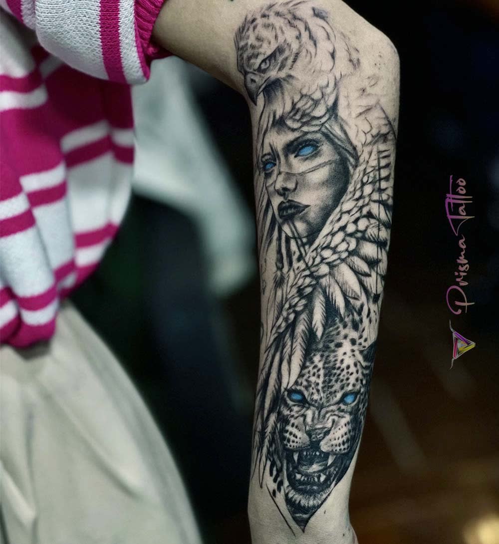 Realizm dövme çalışması · Prisma Tattoo