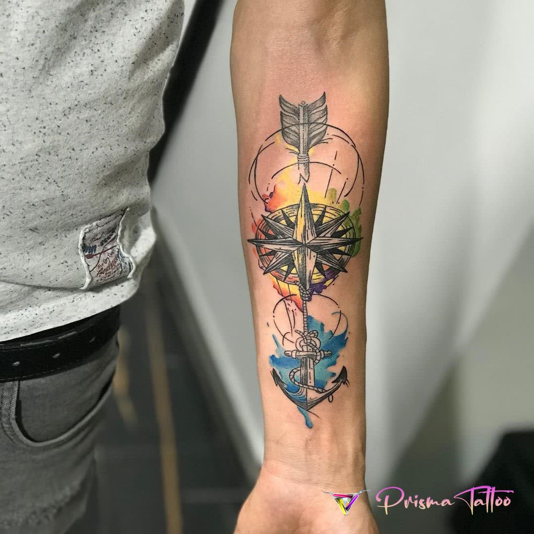 Siyah & Gri dövme çalışması · Prisma Tattoo