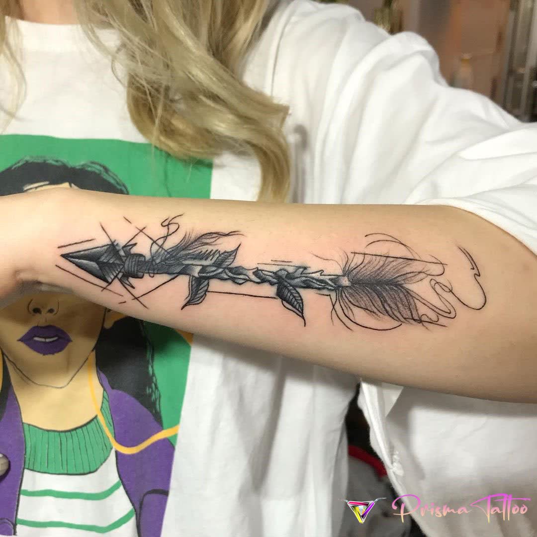 Siyah & Gri dövme çalışması · Prisma Tattoo