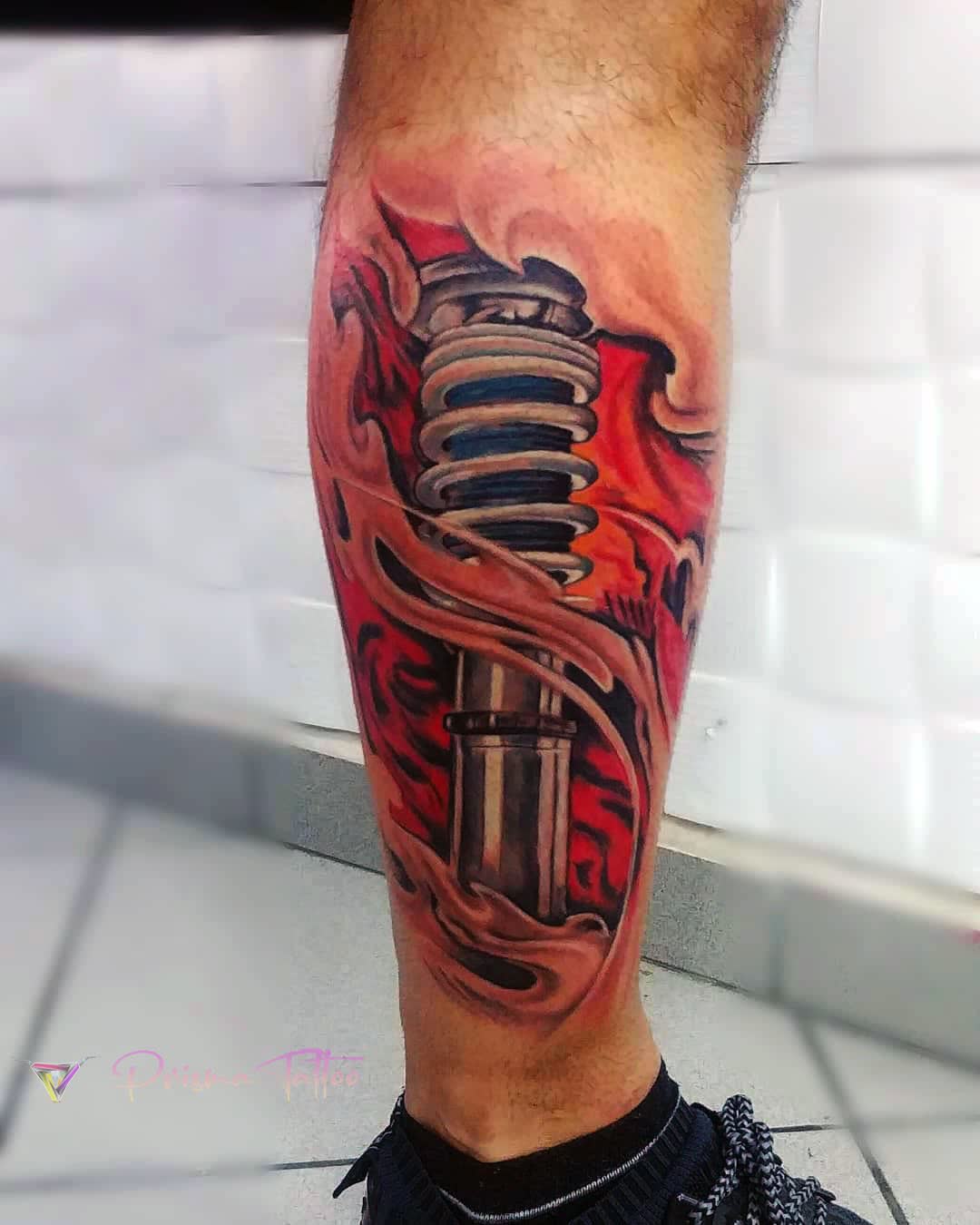 Siyah & Gri dövme çalışması · Prisma Tattoo