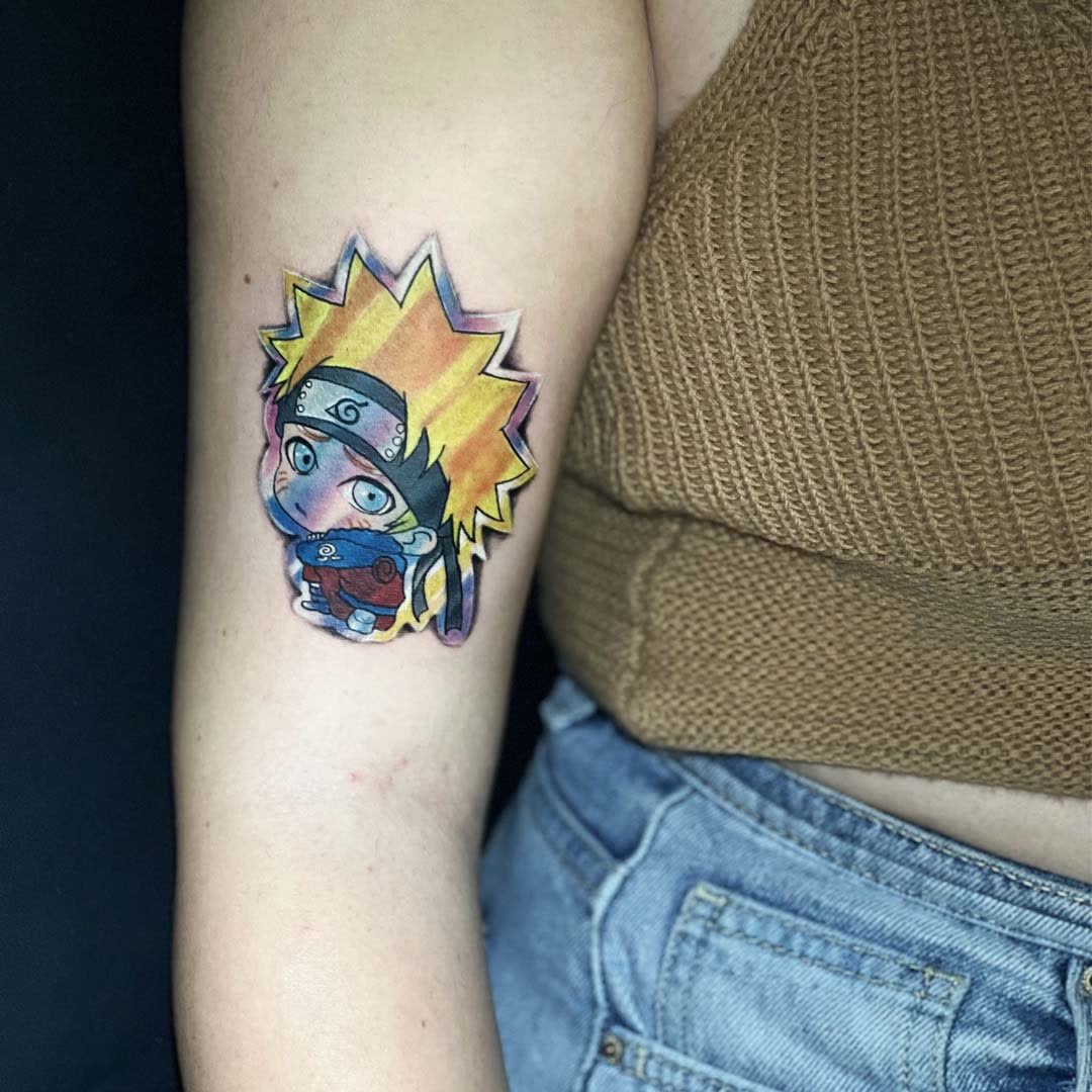 Renkli & Neo dövme çalışması · Prisma Tattoo