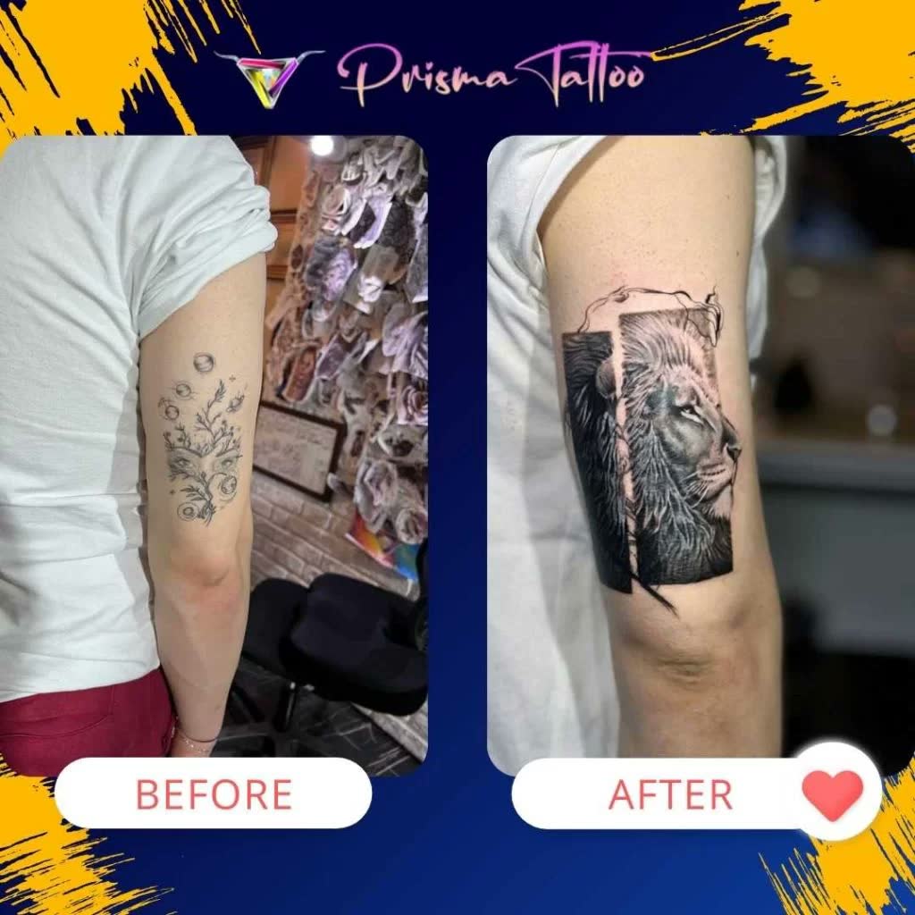 Kapatma dövme çalışması · Prisma Tattoo