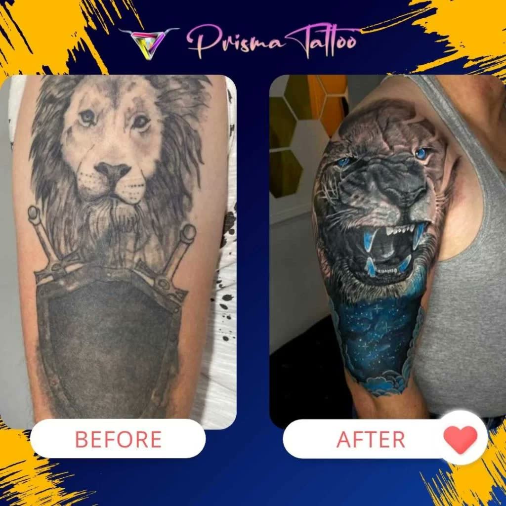 Kapatma dövme çalışması · Prisma Tattoo