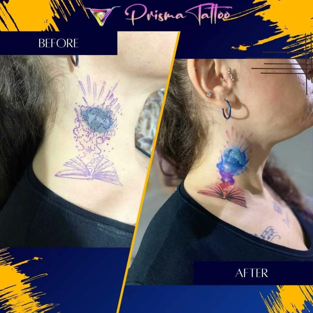 Kapatma dövme çalışması · Prisma Tattoo