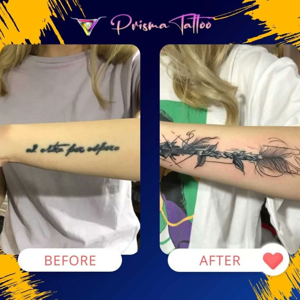 Kapatma dövme çalışması · Prisma Tattoo