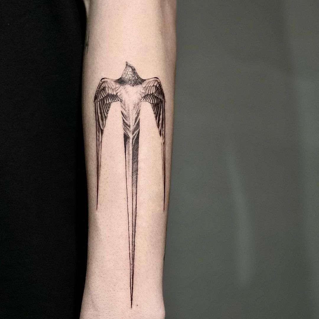 Siyah & Gri dövme çalışması · Prisma Tattoo